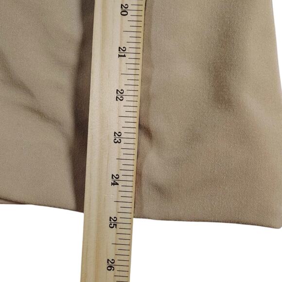 NWOT Cicy Bell Button Blazer Lapel Career Jacket Pockets Khaki Size Medium - Picture 7 of 9